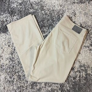 Adriano Goldschmied, Men’s The Protege Straight Leg Pants in Beige, 40x34